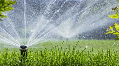 Sprinkler System in Fall