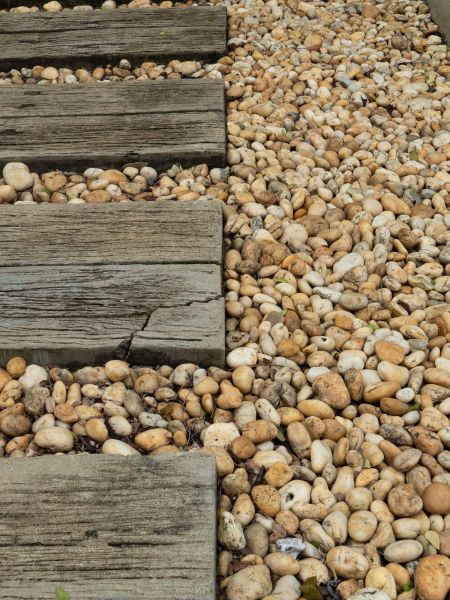 Pea Rock Installation in Abilene