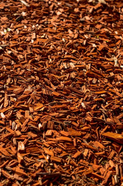 Cedar Mulch Spreading in Abilene